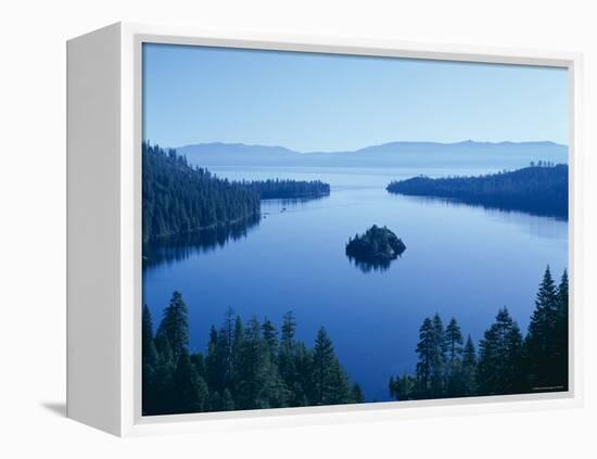 Lake Tahoe, Emerald Bay, Dawn , Tahoe, California, USA-Steve Vidler-Framed Premier Image Canvas