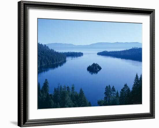 Lake Tahoe, Emerald Bay, Dawn , Tahoe, California, USA-Steve Vidler-Framed Photographic Print