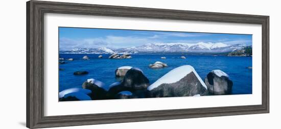 Lake Tahoe in Winter, California-null-Framed Photographic Print