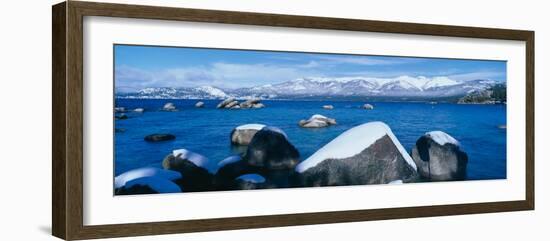 Lake Tahoe in Winter, California-null-Framed Photographic Print