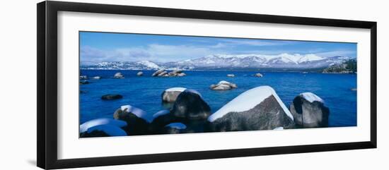 Lake Tahoe in Winter, California-null-Framed Photographic Print