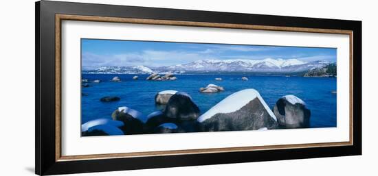 Lake Tahoe in Winter, California-null-Framed Photographic Print