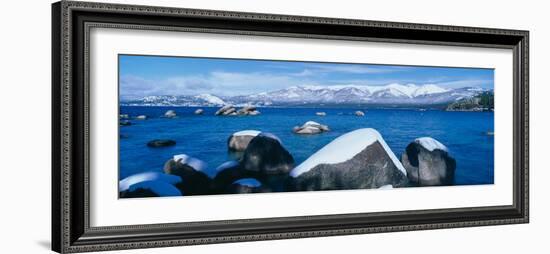 Lake Tahoe in Winter, California-null-Framed Photographic Print