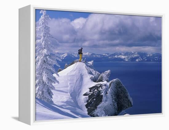 Lake Tahoe, Nevada-null-Framed Premier Image Canvas