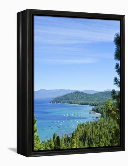 Lake Tahoe Scene, California, United States of America, North America-Michael DeFreitas-Framed Premier Image Canvas