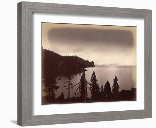 Lake Tahoe, Usa, 1860-80-Carleton Emmons Watkins-Framed Photographic Print