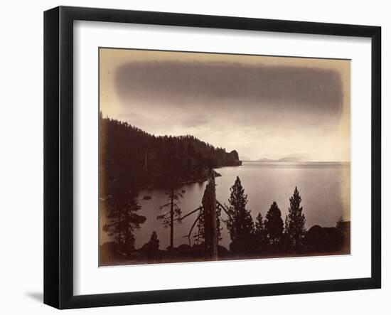 Lake Tahoe, Usa, 1860-80-Carleton Emmons Watkins-Framed Photographic Print