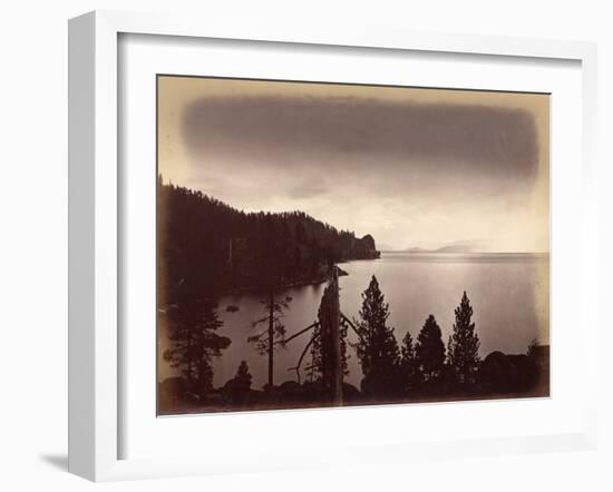 Lake Tahoe, Usa, 1860-80-Carleton Emmons Watkins-Framed Photographic Print