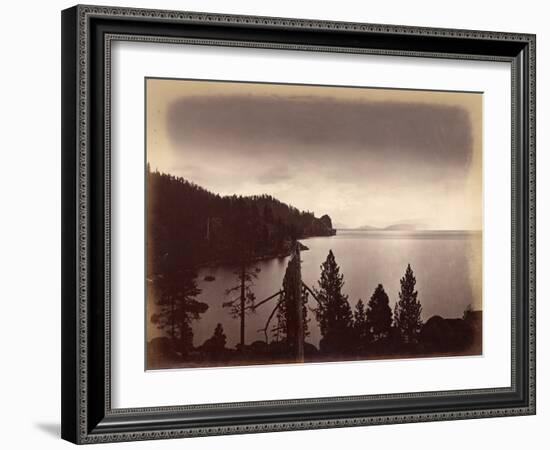 Lake Tahoe, Usa, 1860-80-Carleton Emmons Watkins-Framed Photographic Print