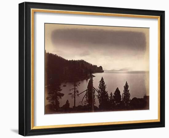 Lake Tahoe, Usa, 1860-80-Carleton Emmons Watkins-Framed Photographic Print