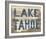 Lake Tahoe-Mark Chandon-Framed Giclee Print