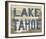 Lake Tahoe-Mark Chandon-Framed Giclee Print