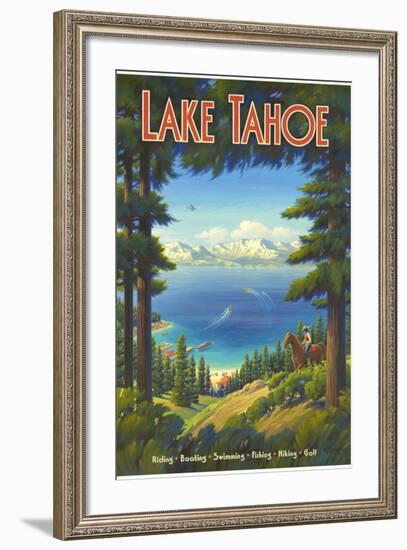 Lake Tahoe-Kerne Erickson-Framed Giclee Print