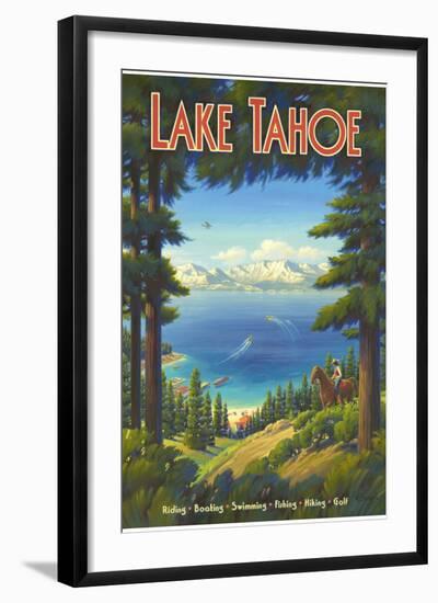 Lake Tahoe-Kerne Erickson-Framed Giclee Print