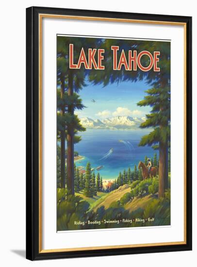 Lake Tahoe-Kerne Erickson-Framed Giclee Print