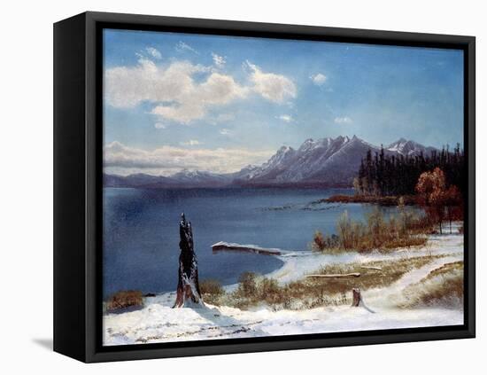 Lake Tahoe-Albert Bierstadt-Framed Premier Image Canvas