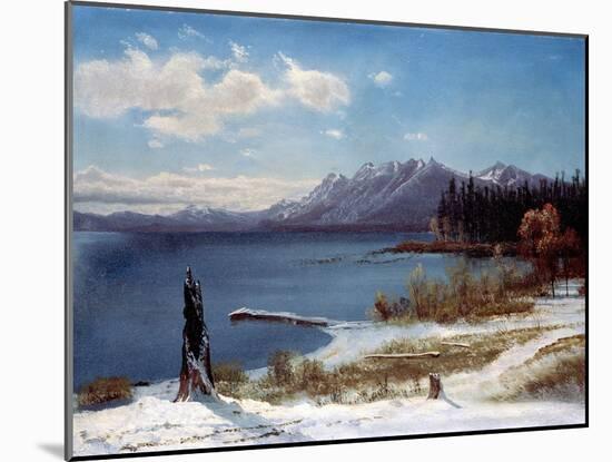Lake Tahoe-Albert Bierstadt-Mounted Giclee Print