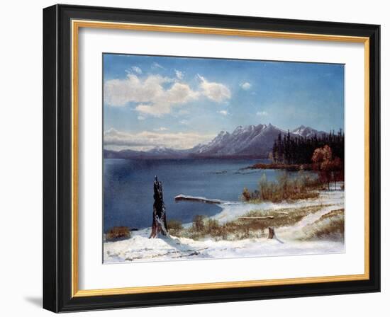 Lake Tahoe-Albert Bierstadt-Framed Giclee Print