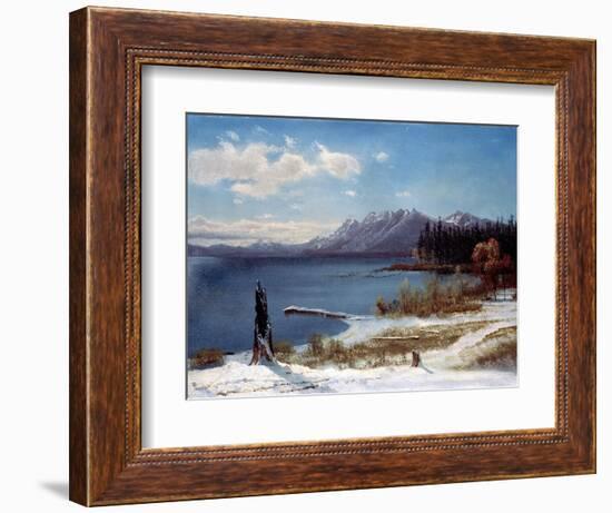 Lake Tahoe-Albert Bierstadt-Framed Giclee Print