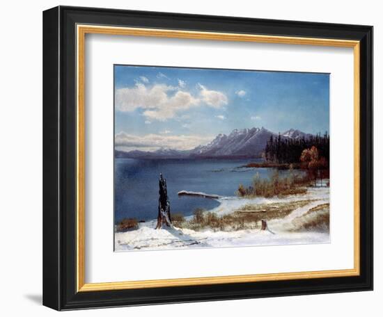 Lake Tahoe-Albert Bierstadt-Framed Giclee Print