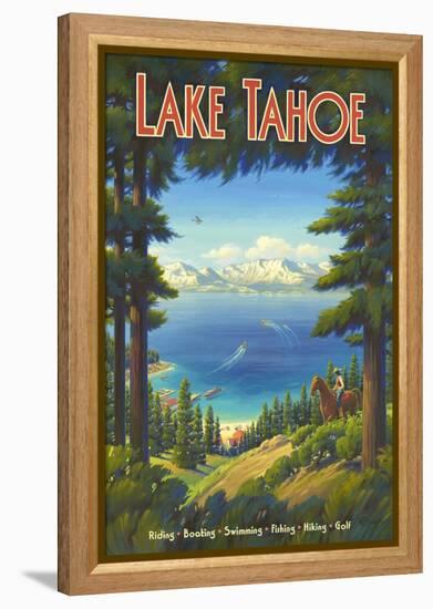 Lake Tahoe-Kerne Erickson-Framed Stretched Canvas