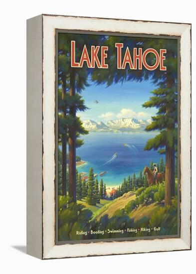 Lake Tahoe-Kerne Erickson-Framed Stretched Canvas