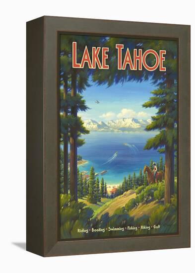 Lake Tahoe-Kerne Erickson-Framed Stretched Canvas