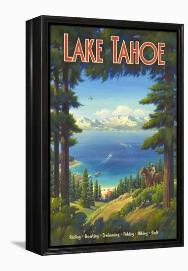 Lake Tahoe-Kerne Erickson-Framed Stretched Canvas