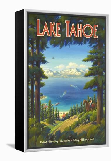 Lake Tahoe-Kerne Erickson-Framed Stretched Canvas