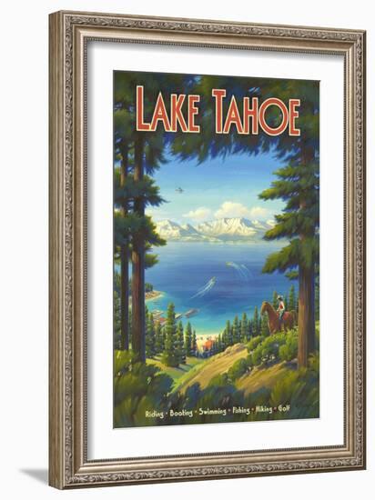 Lake Tahoe-Kerne Erickson-Framed Premium Giclee Print