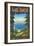 Lake Tahoe-Kerne Erickson-Framed Premium Giclee Print