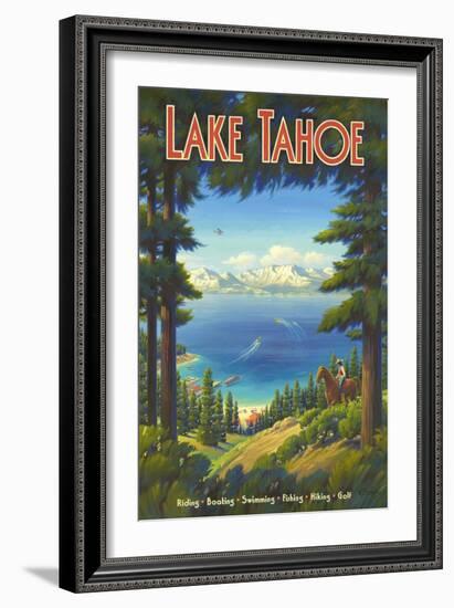 Lake Tahoe-Kerne Erickson-Framed Premium Giclee Print