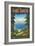 Lake Tahoe-Kerne Erickson-Framed Art Print