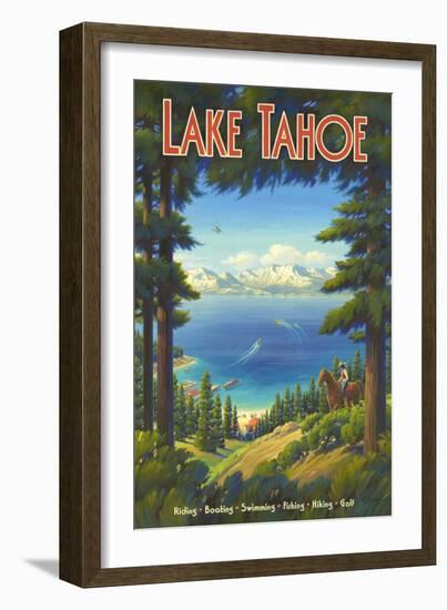 Lake Tahoe-Kerne Erickson-Framed Art Print