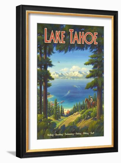 Lake Tahoe-Kerne Erickson-Framed Art Print