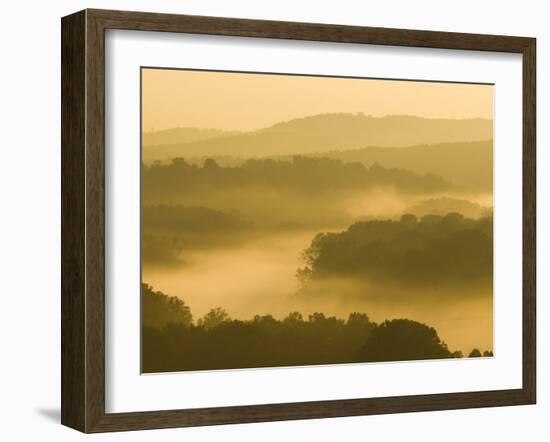 Lake Taneycomo Below Table Rock Dam, Ozarks Near Branson, Missouri, USA-Alan Copson-Framed Photographic Print