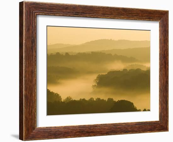 Lake Taneycomo Below Table Rock Dam, Ozarks Near Branson, Missouri, USA-Alan Copson-Framed Photographic Print