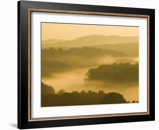 Lake Taneycomo Below Table Rock Dam, Ozarks Near Branson, Missouri, USA-Alan Copson-Framed Photographic Print