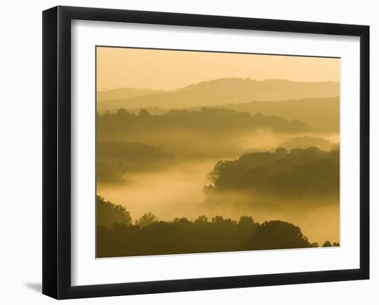 Lake Taneycomo Below Table Rock Dam, Ozarks Near Branson, Missouri, USA-Alan Copson-Framed Photographic Print