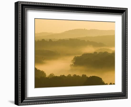 Lake Taneycomo Below Table Rock Dam, Ozarks Near Branson, Missouri, USA-Alan Copson-Framed Photographic Print