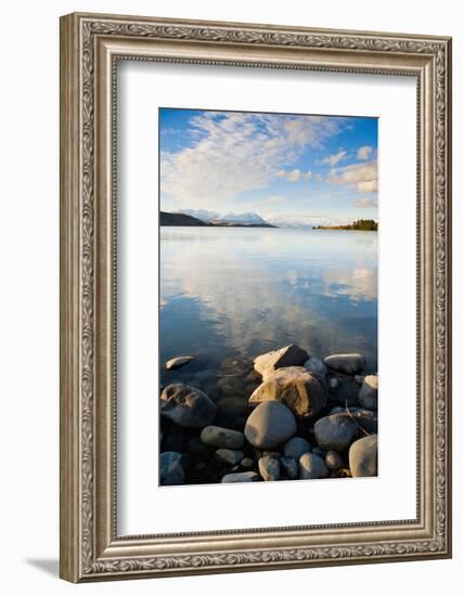 Lake Tekapo at Sunset, Southern Lakes, Canterbury Region, South Island, New Zealand, Pacific-Matthew Williams-Ellis-Framed Photographic Print