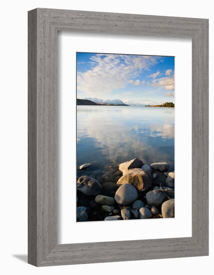 Lake Tekapo at Sunset, Southern Lakes, Canterbury Region, South Island, New Zealand, Pacific-Matthew Williams-Ellis-Framed Photographic Print