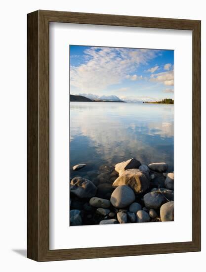 Lake Tekapo at Sunset, Southern Lakes, Canterbury Region, South Island, New Zealand, Pacific-Matthew Williams-Ellis-Framed Photographic Print
