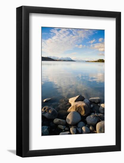 Lake Tekapo at Sunset, Southern Lakes, Canterbury Region, South Island, New Zealand, Pacific-Matthew Williams-Ellis-Framed Photographic Print