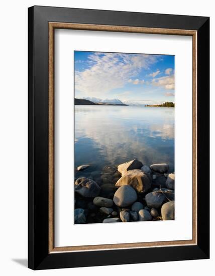 Lake Tekapo at Sunset, Southern Lakes, Canterbury Region, South Island, New Zealand, Pacific-Matthew Williams-Ellis-Framed Photographic Print