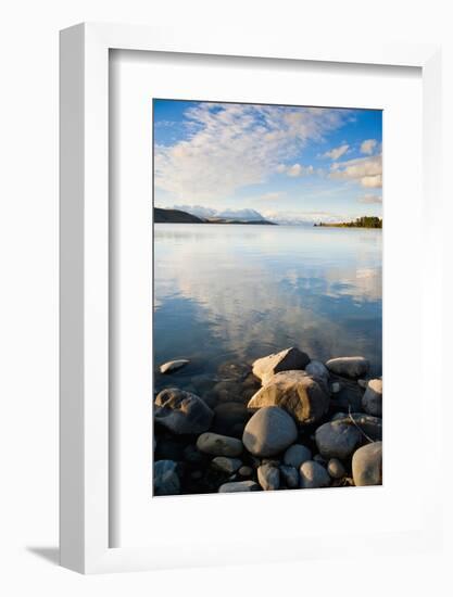 Lake Tekapo at Sunset, Southern Lakes, Canterbury Region, South Island, New Zealand, Pacific-Matthew Williams-Ellis-Framed Photographic Print