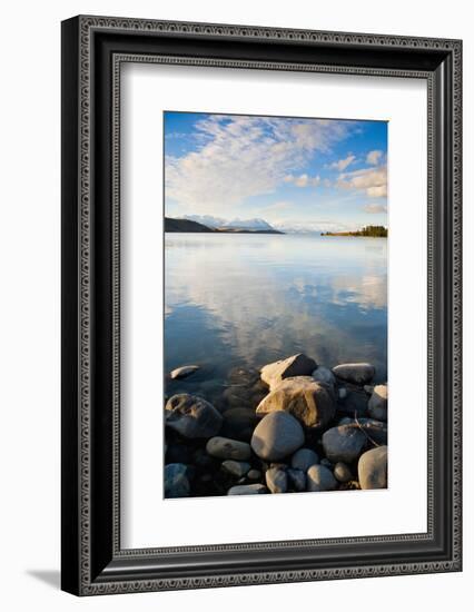 Lake Tekapo at Sunset, Southern Lakes, Canterbury Region, South Island, New Zealand, Pacific-Matthew Williams-Ellis-Framed Photographic Print