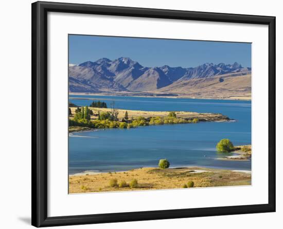 Lake Tekapo, Canterbury, South Island, New Zealand-Rainer Mirau-Framed Photographic Print