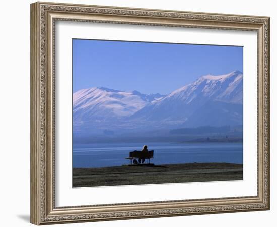 Lake Tekapo, Mackenzie Basin, South Island, New Zealand, Pacific-Mcconnell Andrew-Framed Photographic Print