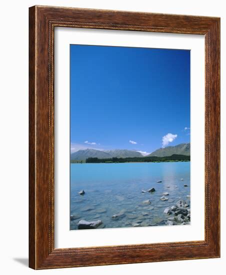 Lake Tekapo, Mount Cook National Park, Canterbury, South Island, New Zealand-Neale Clarke-Framed Photographic Print